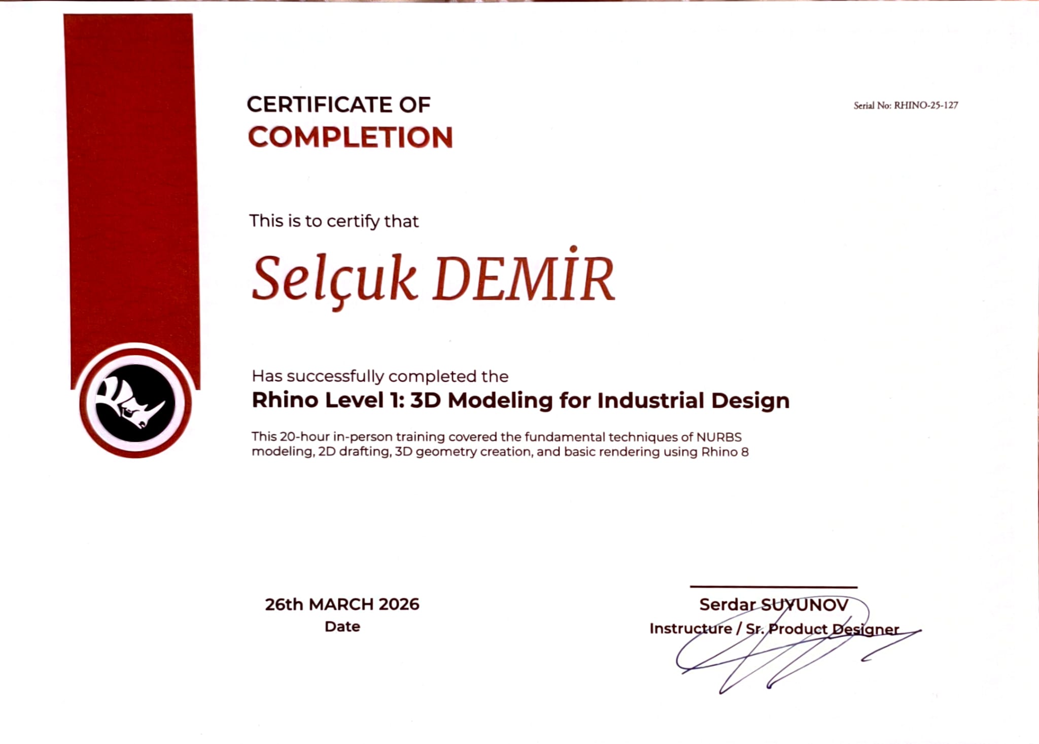 Rhino Certify